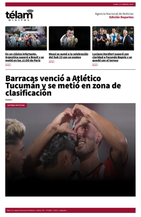 Cover of Télam - Deportes