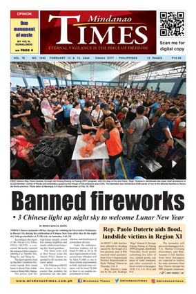 Cover of Mindanao Times