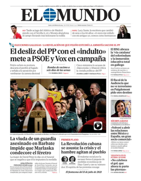 Cover of El Mundo Primera Edición Int