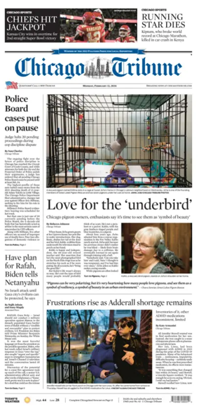 Cover of Chicago Tribune