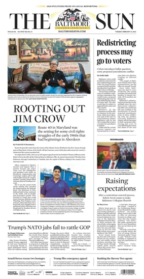 Cover of Baltimore Sun