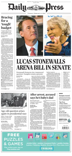 Cover of Daily Press