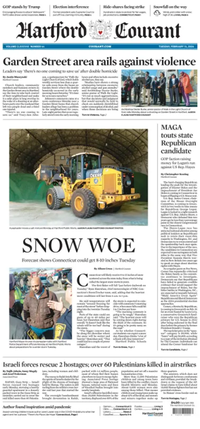 Cover of Hartford Courant