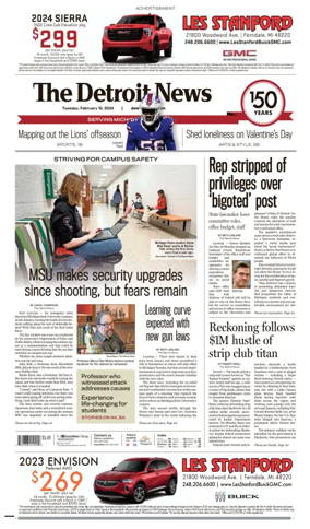 Cover of The Detroit News