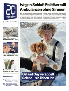 Cover of 20 Minuten - St. Gallen