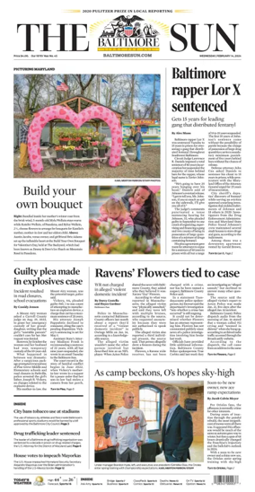 Cover of Baltimore Sun