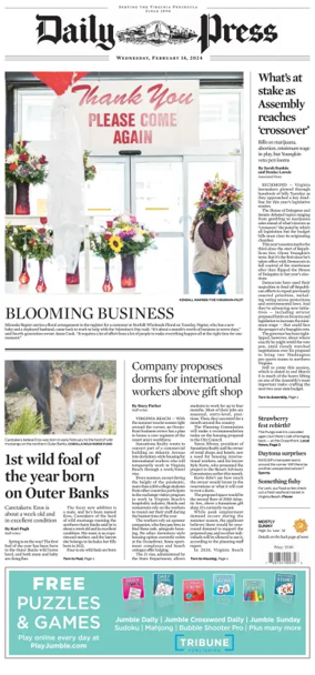 Cover of Daily Press