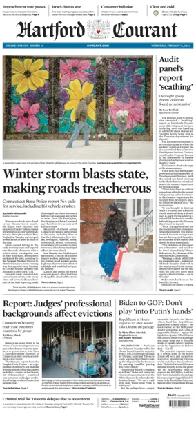 Cover of Hartford Courant