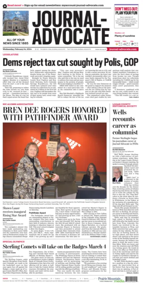 Cover of Journal-Advocate (Sterling)