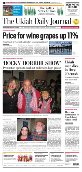 Cover of The Ukiah Daily Journal