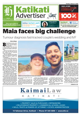 Cover of Katikati Advertiser