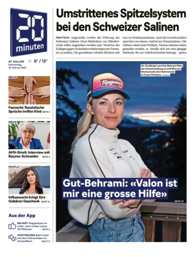 Cover of 20 Minuten - St. Gallen