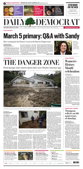 Cover of Daily Democrat (Woodland)