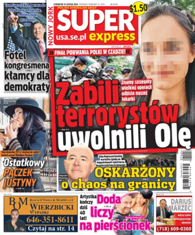 Cover of Super Express Nowy Jork