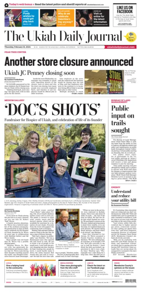 Cover of The Ukiah Daily Journal