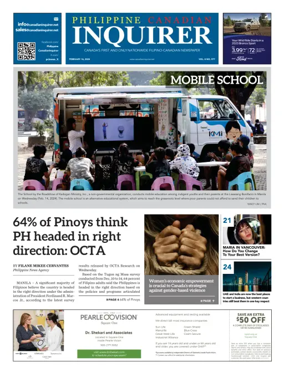 Cover of Philippine Canadian Inquirer (National)