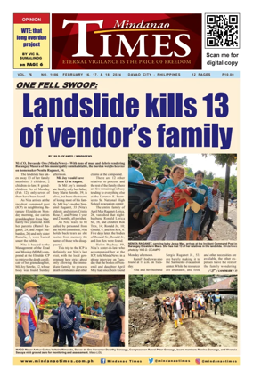Cover of Mindanao Times