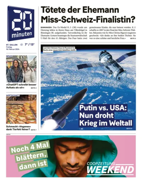 Cover of 20 Minuten - St. Gallen