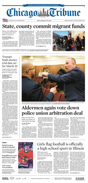 Cover of Chicago Tribune