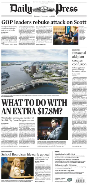 Cover of Daily Press