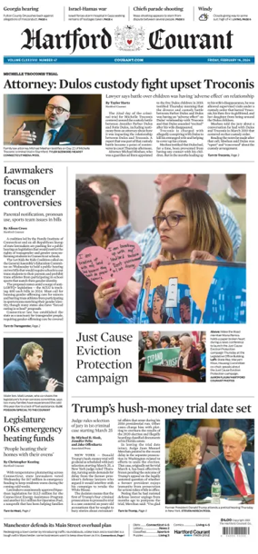 Cover of Hartford Courant