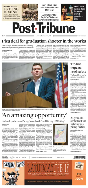 Cover of Post-Tribune