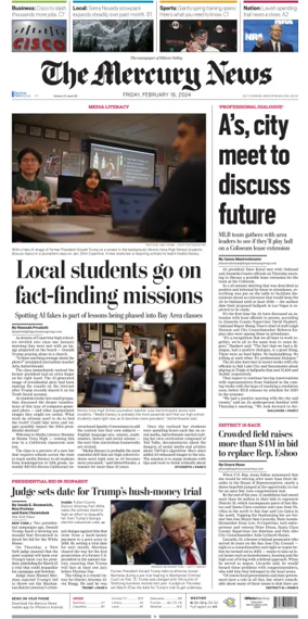 Cover of The Mercury News Weekend