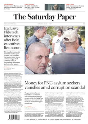 Cover of The Saturday Paper