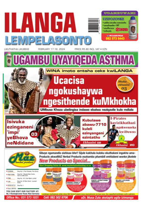 Cover of Ilanga langeSonto