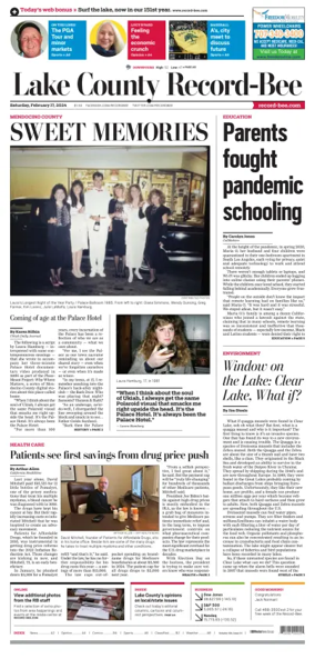 Cover of Lake County Record-Bee