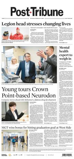 Cover of Post-Tribune
