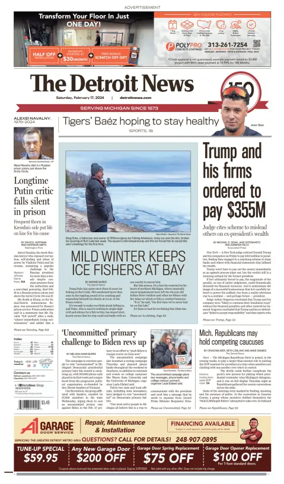Cover of The Detroit News