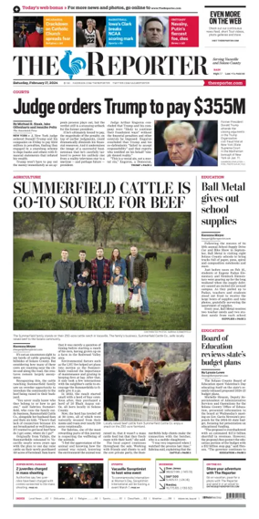 Cover of The Reporter (Vacaville)