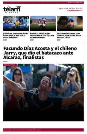 Cover of Télam - Deportes