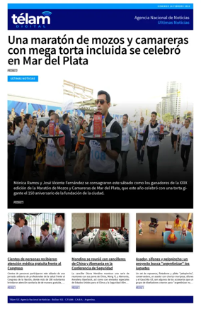Cover of Telam - Noticias