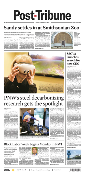 Cover of Post-Tribune (Sunday)
