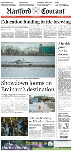 Cover of Hartford Courant (Sunday)