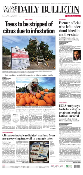 Cover of Inland Valley Daily Bulletin