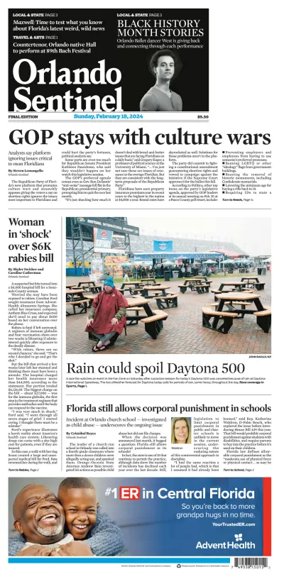 Cover of Orlando Sentinel (Sunday)