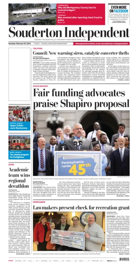 Cover of Souderton Independent