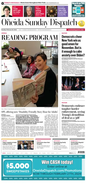 Cover of The Oneida Daily Dispatch (Oneida, NY)