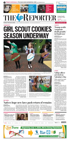 Cover of The Reporter (Vacaville)