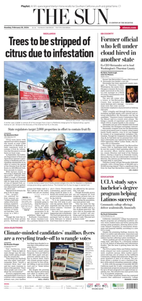 Cover of The Sun (San Bernardino)