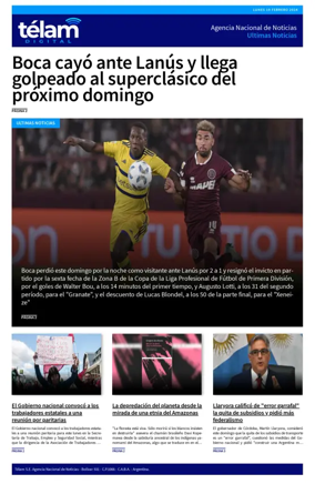 Cover of Telam - Noticias
