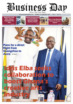 Cover of Business Day (Ghana)