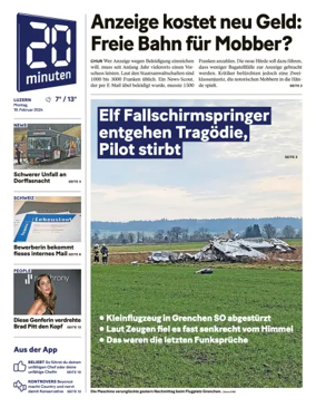 Cover of 20 Minuten - Luzern
