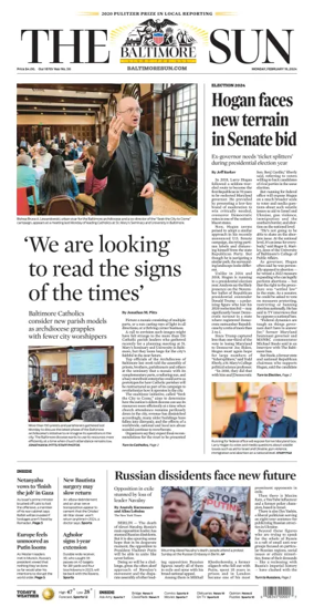 Cover of Baltimore Sun