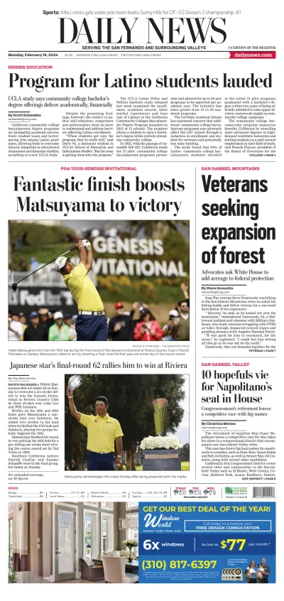 Cover of Daily News (Los Angeles)