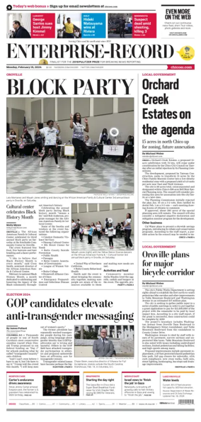 Cover of Enterprise-Record (Chico)