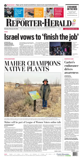 Cover of Loveland Reporter-Herald